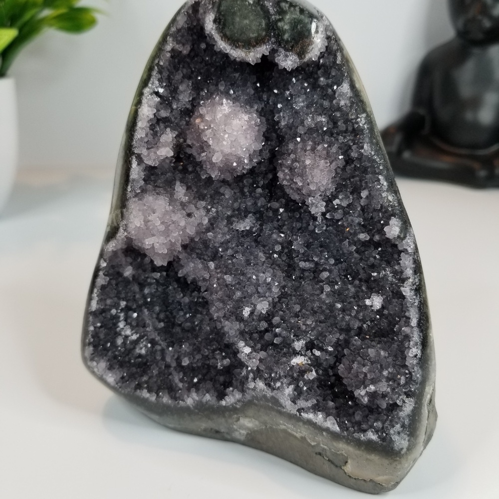 Druzy Amethyst Freeform | Sparkling Clarity, Peace & Spiritual Protection